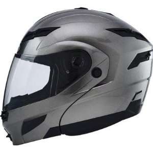  G Max GM54S Modular Street Helmet , Color Titanium, Size 