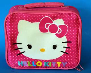 New HELLO KITTY pink lunch box lunchbox soft  