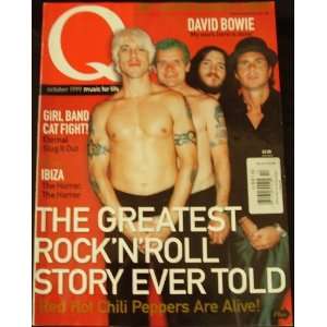  Q Magazine Red Hot Chili Peppers Back Issue October 1999 