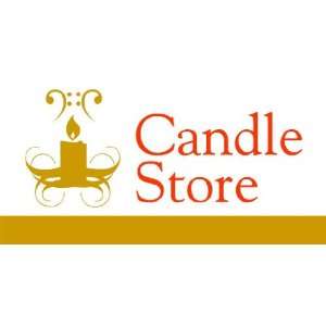  3x6 Vinyl Banner   Candle Store 
