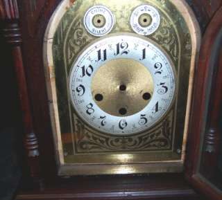 GERMAN ?? SETH THOMAS WESTMINSTER CHIME CLOCK CASE ONLY PARTS  