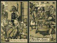 SET OF 9 Postcards Medieval Punishments NISTER  