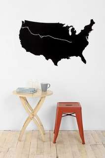 UrbanOutfitters  USA Map Chalkboard Wall Decal