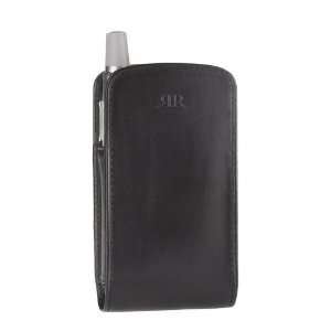 Rich Italian Leather case for the Palm Treo, in Black Belting Leather 