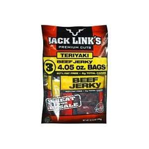 Jack Links Beef Jerky, Teriyaki, 4.05 oz, 4 Count (Pack of 3)  