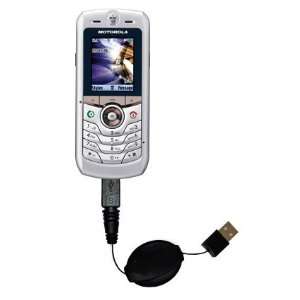  Retractable USB Cable for the Motorola L2 L6 with Power Hot Sync 