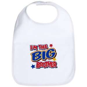  Baby Bib Cloud White Im The Big Brother 