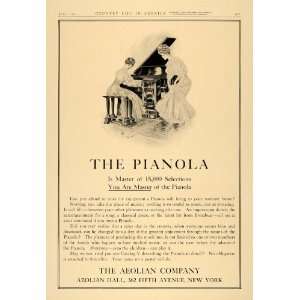 1907 Ad Aeolian Pianola Piano 362 Fifth Avenue New York 