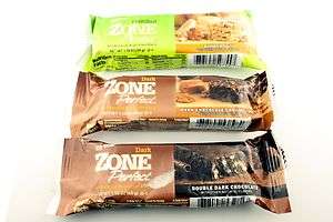 40 ZONE Perfect Nutritions Bars 1.76 oz (50g) Each 3 Flavors NEW Exp 