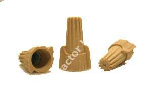 CASE 5000 PC WIRE NUTS TAN WINGED (P12)  