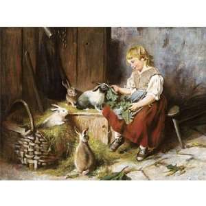  Feeding the Rabbits 3000 piece jigsaw puzzle Toys & Games
