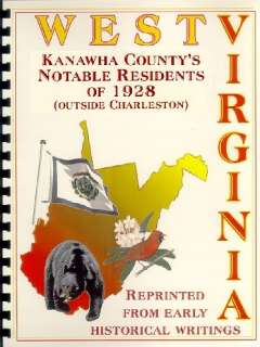 WV~BARGAIN: 3 KANAWHA COUNTY WEST VIRGINIA BOOKS~CHARLESTON~HISTORY 