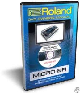 Roland (Boss) Micro BR DVD Video Training Tutorial Help  
