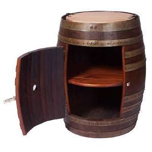  Recycled Wine Barrel Side Cabinet Music