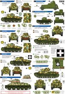 72 Bison Decals WWII Hungarian Tank Markings 72028  