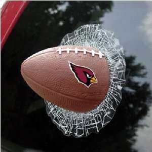 Arizona Cardinals NFL Shatter Ball Window Decal:  Sports 