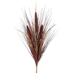  26 Cattail/Feather/Onion Grass Bush Brown (Pack of 12 