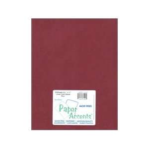  Paper Accents Cardstock 8.5x11 Linen Beet  80lb 25 Pack 