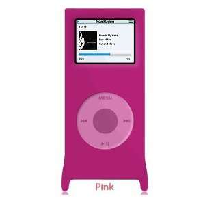   Gelz Silicone Case for iPod Nano 2G in Pink: MP3 Players & Accessories