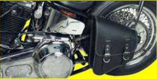 Leather Motorcycle SaddleBag Single Bag Luggage ~ 4067  