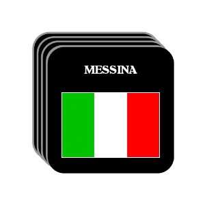 Italy   MESSINA Set of 4 Mini Mousepad Coasters