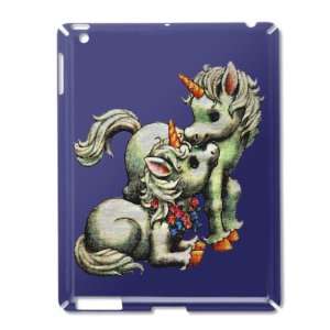 iPad 2 Case Royal Blue of Baby Unicorns