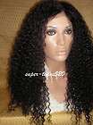 20 Brazilian Kinky curls #1B 100% Indian Remy Human Hair Front Lace 