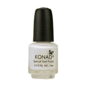  Konad Nail Art Stamping Polish Small   White (5ml) Beauty