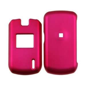  Rubberized Plastic Phone Cover Case Rose Pink For LG 