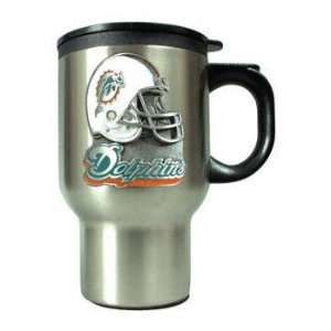  Miami Dolphins Stainless Steel Travel Mug Sports 