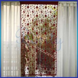 Star Moon Fringe Door Window Panel Room Divider String Curtain Strip 