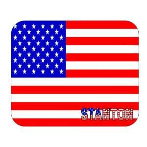  US Flag   Stanton, California (CA) Mouse Pad Everything 