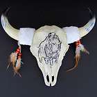   Bison Head Mount CARVED BUFFALO SKULL TAXIDERMY resin cabin wall decor