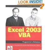 Excel 2003 VBA Programmers Reference (Programmer to Programmer) by 