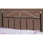 Wildon Home Cascadia Headboard in Black and Gold   Size Full