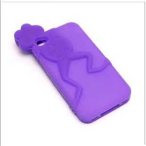  Cute Frog 3D Figure Soft Shell Case for iPhone 4/4S: Cell 