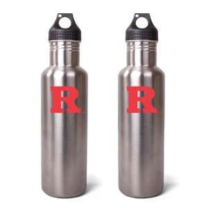 Rutgers Scarlet Knights Stainless Steel Water Bottle   2 Pack  