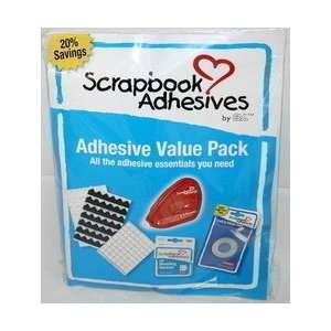  Scrapbooking adhesive value pack runner,squares,tape Arts 