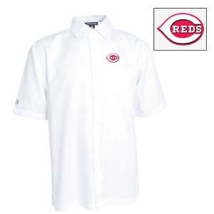 Cincinnati Reds Premiere Shirt by Antigua   White Extra 