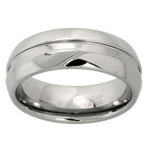   16) Comfort Fit Dome Band Grooved Center. LIFETIME WARRANTY. Jewelry
