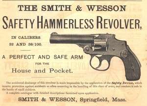 1890 ad g smith and wesson 32 38/100 revolver  