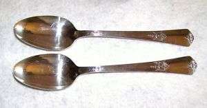 WM Rogers Guild Cadence 2 Tablespoons Serving Spoons  
