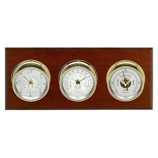  Maximum Montauk 3 Instrument Weather Station Silver Dial 