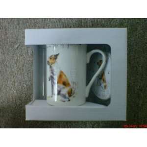  2 PIECE SCRUFF DOG TEA MUG SET