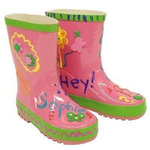    Little Pals Paint Your Own Funky Wellies   Medium Toys & Games