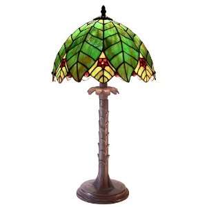  23 Tree Shape Table Lamp Tiffany Style Bronze Finish 