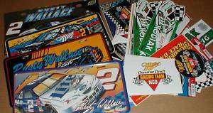Rusty Wallace #2 New NASCAR License Plate decal Sticker collection Lot 