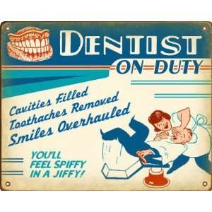  Funny Dentist On Duty Sign (Female): Home & Kitchen