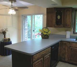 Kitchen Countertops   Light Blue  