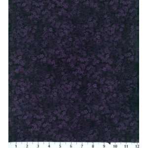 Calico Fabric Small Floral Plum 